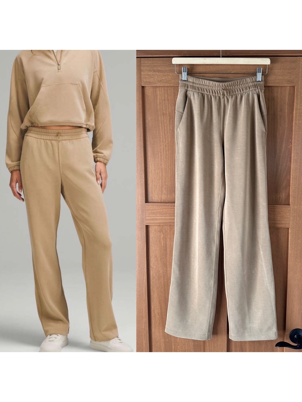 Lululemon Softstreme High-Rise Pant Regular in Filbert Tan Women’s sz 2 LW5EGTS